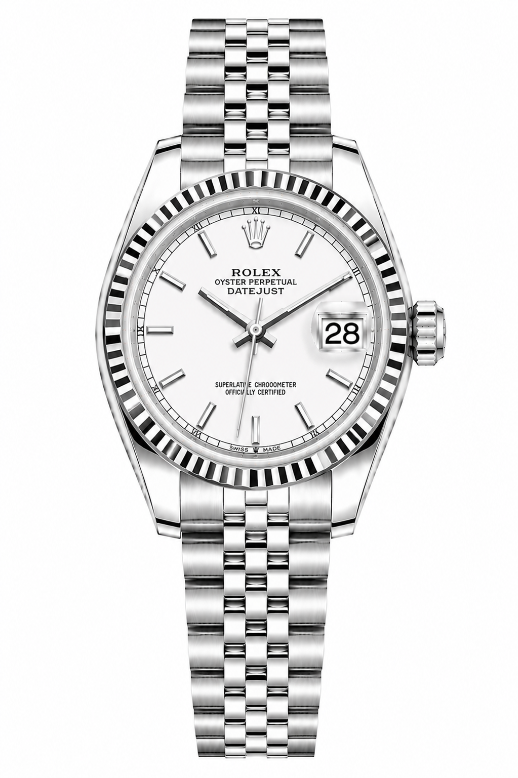 Rolex Lady Datejust 26 179174 Dial White