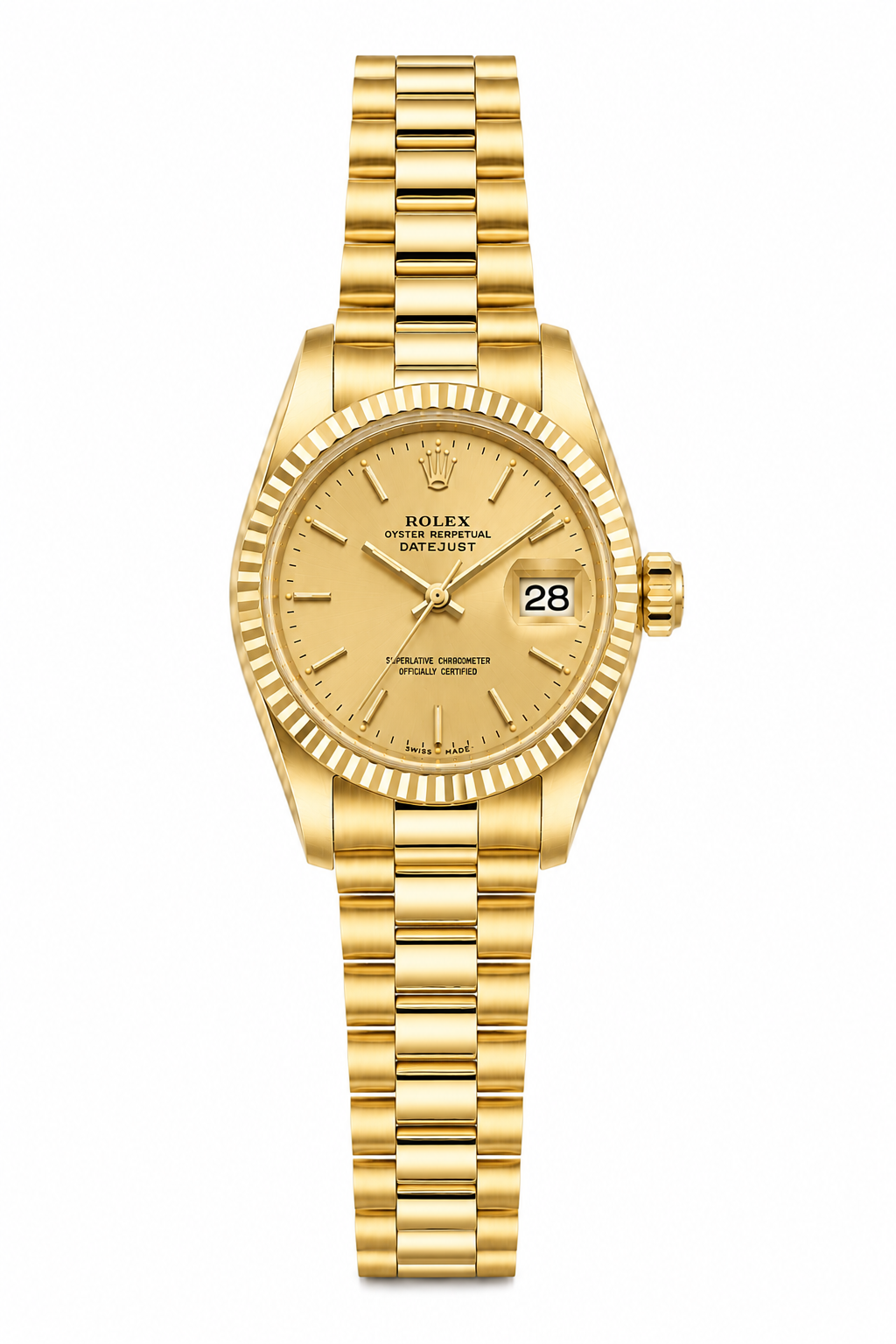 Rolex Lady Datejust 26 69178 Dial Champagne